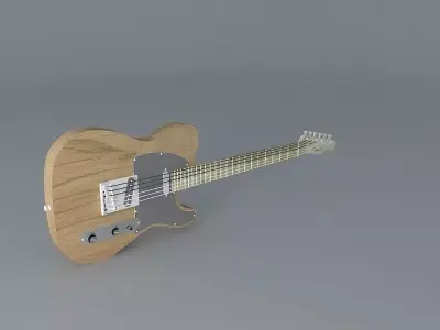 Standerd Telecasterguitar Free 3D model