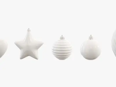 Christmas tree decoration toys 3D model