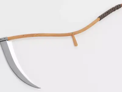 Scythe Realistic V1 Low-poly 3D model