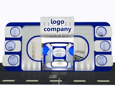  Exterior Design Tent Layout a67 3D model