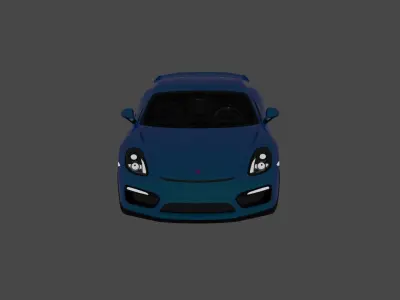 Toyota GT Car Make By Mr Delight Low-poly 3D model