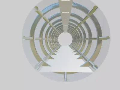 Future tunnel 3D model