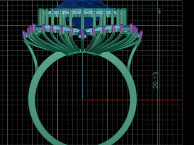 jewelry ring 338 Free 3D print model