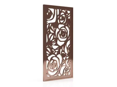 Decorative Pattern CNC Wall Partition 3d Panel 005 Free 3D model