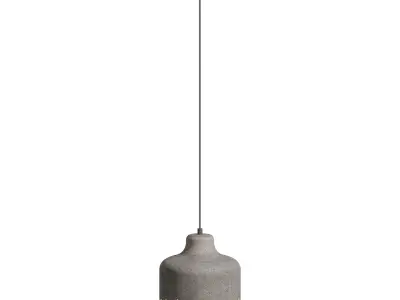 Vakkerlight Delia Cement Pendant Light  3D model