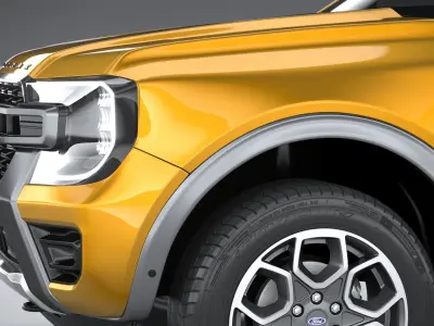 Everest Wildtrak 2023 3D model