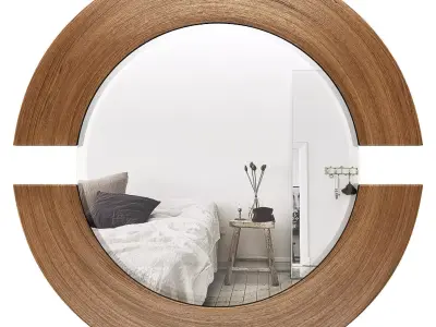 Matthew Round Accent Mirror WADL3471 3D model