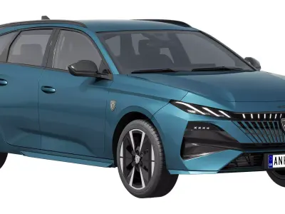 Peugeot 308 SW 2026 3D model