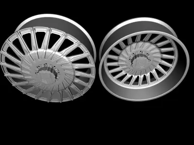 Wheel Amani Forged Culture Dually Low-poly 3D model