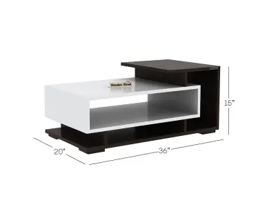 Engineered Wood Coffee  Table with Shelves  Low-poly 3D model