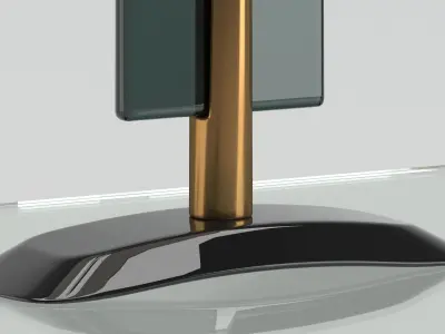 Table 160 with lamp 3D model