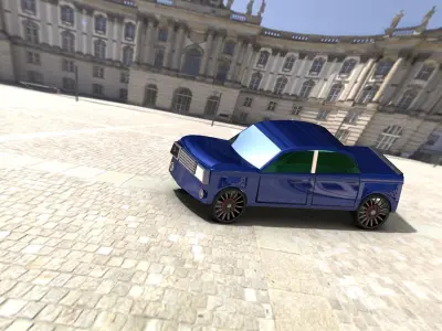 Car pickup truck Free 3D model