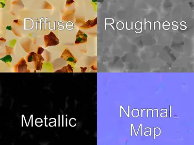 PanSeared Scallop Trio Gourmet Dish model pack Low-poly 3D model