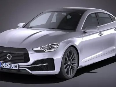 Generic Sedan 2017 3D model