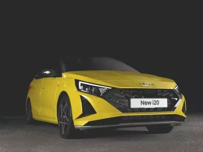 Hyundai New i20 2024 - Rigged 3D model