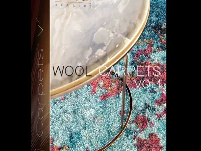 Wool carpets vol1  3D model