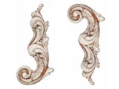 Classic carved 128 3D model