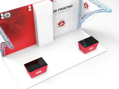 Exhibition MODERN BOOTH 3D model