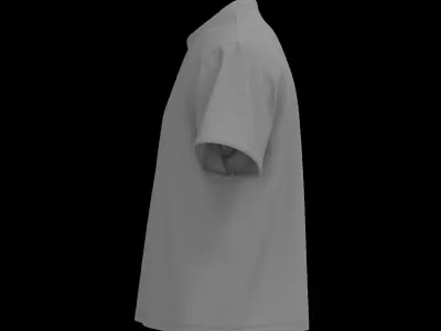 Male tshirt 3D model