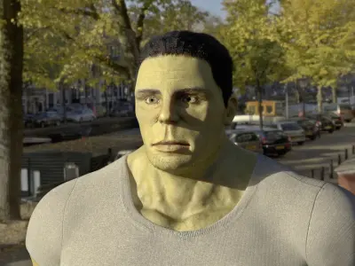 SMART HULK 3D model