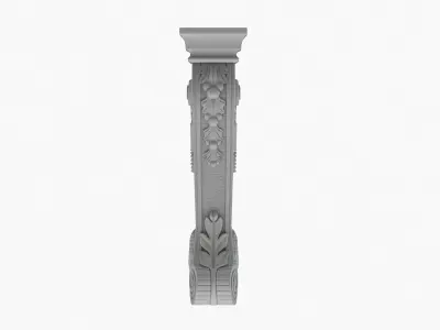Scroll Corbel 43  3D model