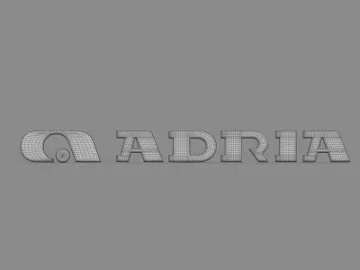 adria logo 3D model