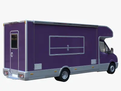 Food truck 3D model