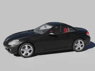 Mercedes-Benz SLK 200 3d Model 3D model