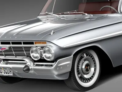 Chevrolet Impala Coupe 1961 3D model