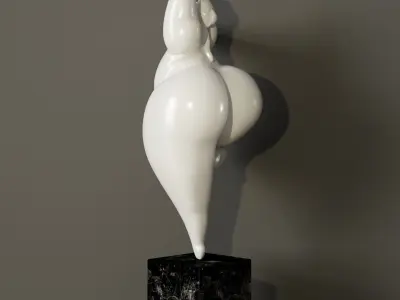 CHRISTIAN PESCHKE Figur Tanzerin 3D model