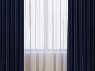 Set 31 Curtains 3D model