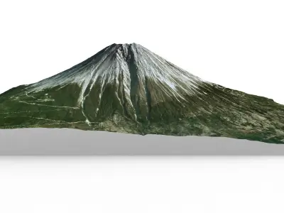 Mount Fuji  Free 3D model