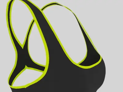 Sport Bra 3D 3D model