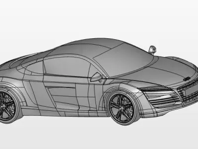 Audi R8 Free 3D model