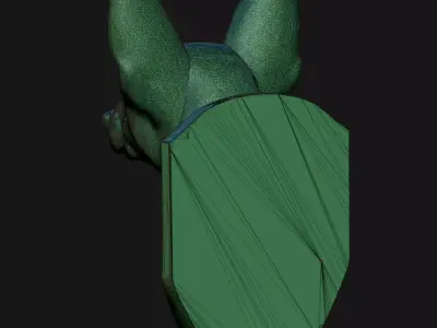 Dog sculpture 3D print model