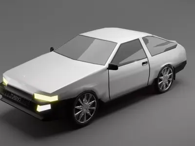Toyota AE 86 Tureno 3D model