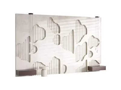 Decorative Wall panel  65 3D model