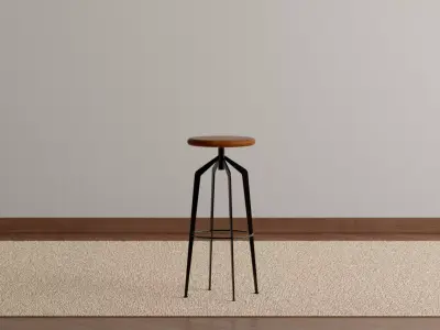 Benjamin Bar Stool 3D model