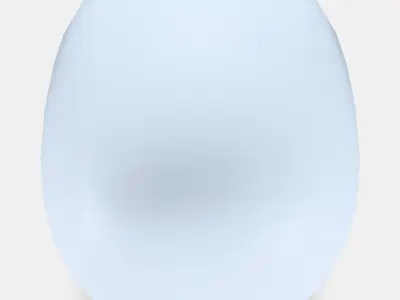 ISKARNA LED table lamp Low-poly 3D model