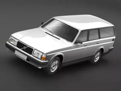 volvo 240 3D model