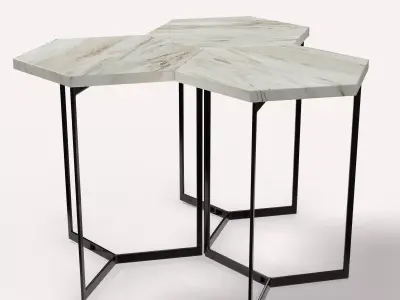 Table Modern - UE4 Low-poly 3D model