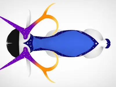 Fremmed Antelope Low-poly 3D model