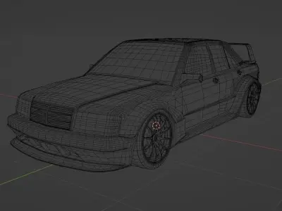 Mercedes-Benz 190E Evolution2 3D model