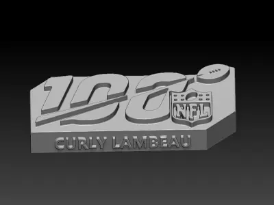 NFL - Curly Lambeau Bobbleheads statue - 3d Print 3D print model