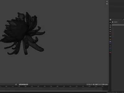 Purple-Pink Gradient Lotus Ornament  3D print model