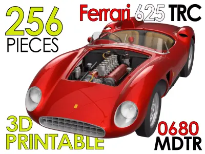 Ferrari 625 TRC Spider - Car Kit - 0680 MDTR 3D print model