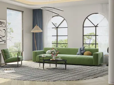 Modern residential indoor 3 d model 3D model