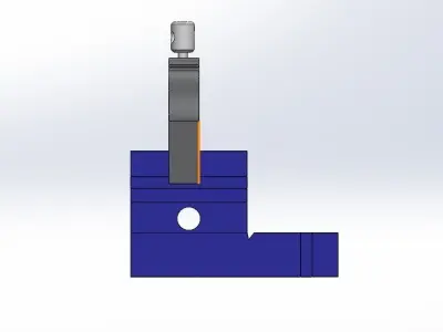 V-block 3D Model clamp 3D print model