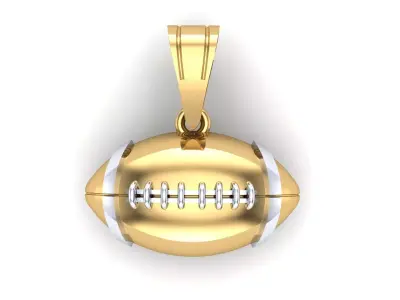 American Football 3D print model