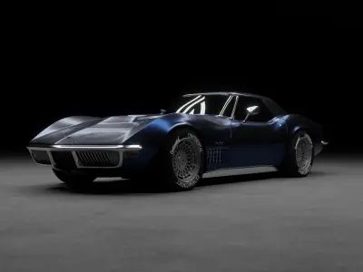 1970 Chevrolet corvette zr1 3D model